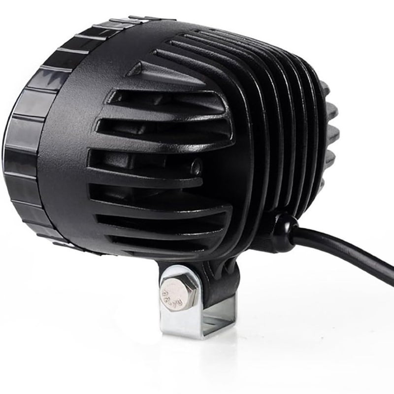 FUGUANG ضوء أمان رافعة فوكوانغ LED 8 واط ضوء بقعة حمراء لمنطقة الأمان في المستودع مؤشر أمان DC10V-80V شريحة جهد واسع (8 واط بقعة مربعة، حمراء) - Image 3